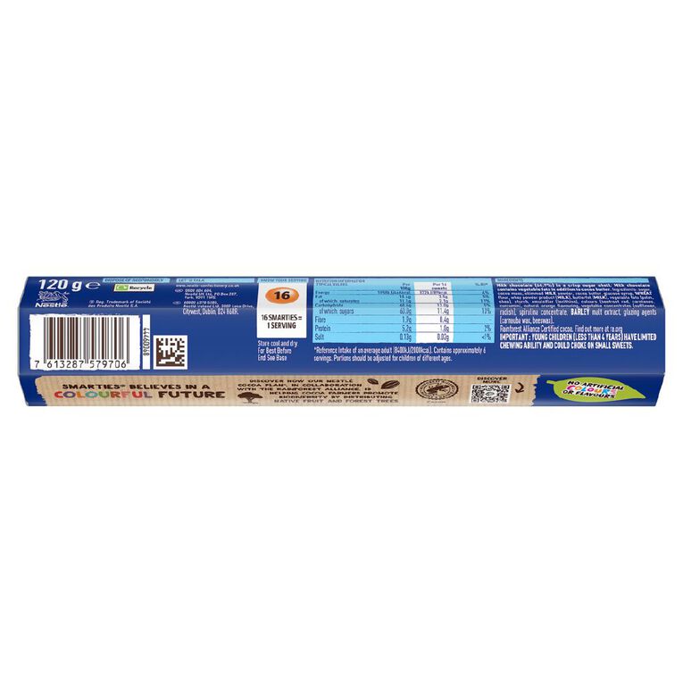 Nestle Smarties Giant Tube 120g, , hi-res
