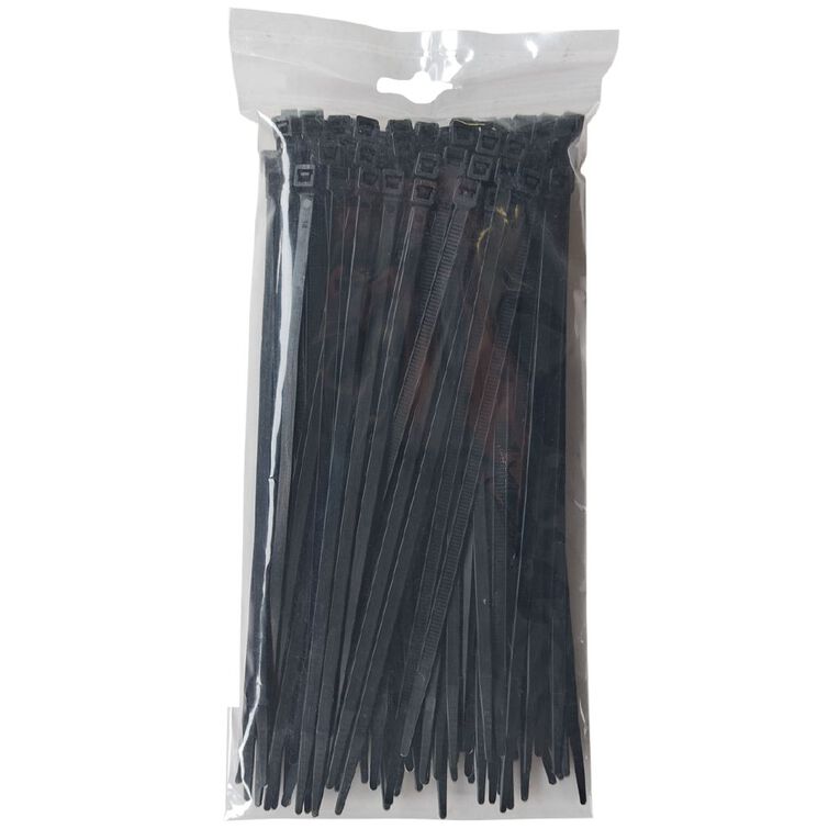Mako Cable Tie 200 x 4.8mm Black, , hi-res