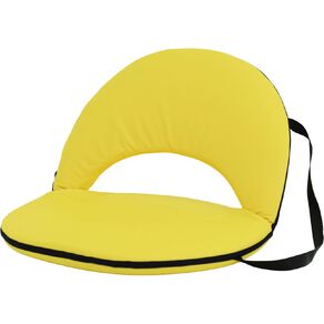 Living & Co Recline Beach Chair Yellow
