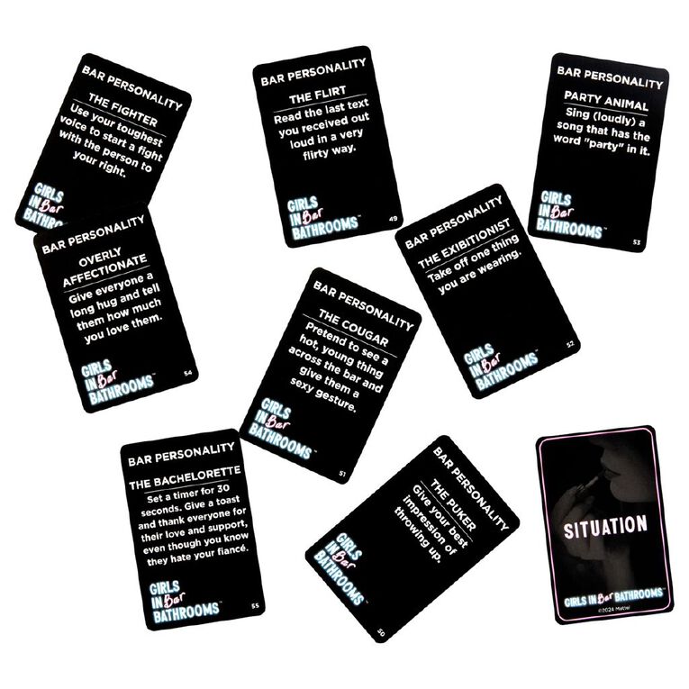 Girls in Bathrooms Adult Card Game, , hi-res