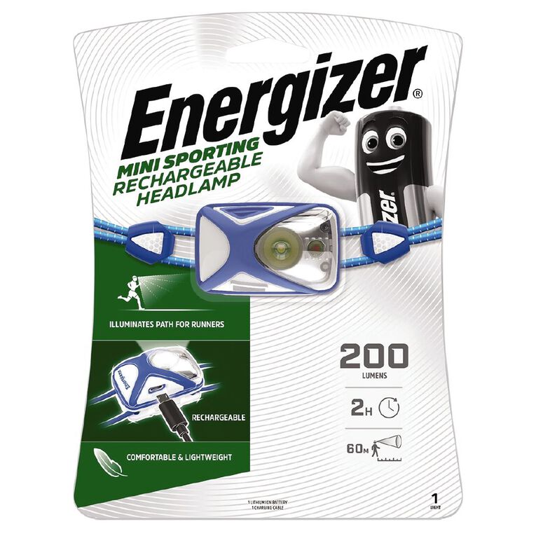 Energizer Recharge Sport Headlight 200 Lumens, , hi-res