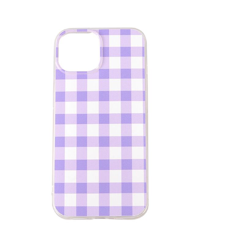 Spring Picnic iPhone 15 Case Purple, , hi-res
