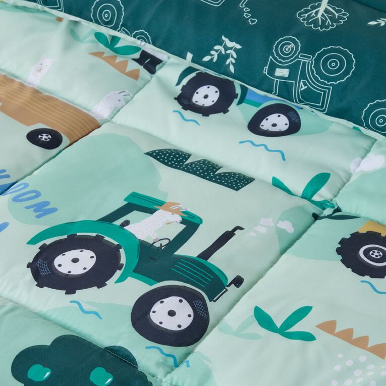 Living & Co Comforter Llama Farmer Multi-Coloured King Single, , hi-res