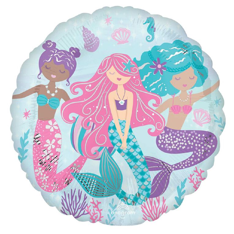 Anagram 45cm Standard Shimmering Mermaid, , hi-res