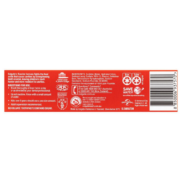 Colgate Minions Kids Sparkling Mint Toothpaste, , hi-res