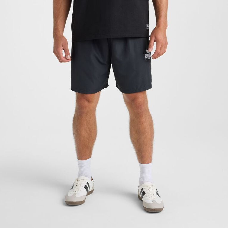 Lonsdale Men's Club Shorts, Black, hi-res