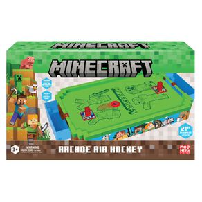 Minecraft Arcade Air Hockey Premium Series Overworld