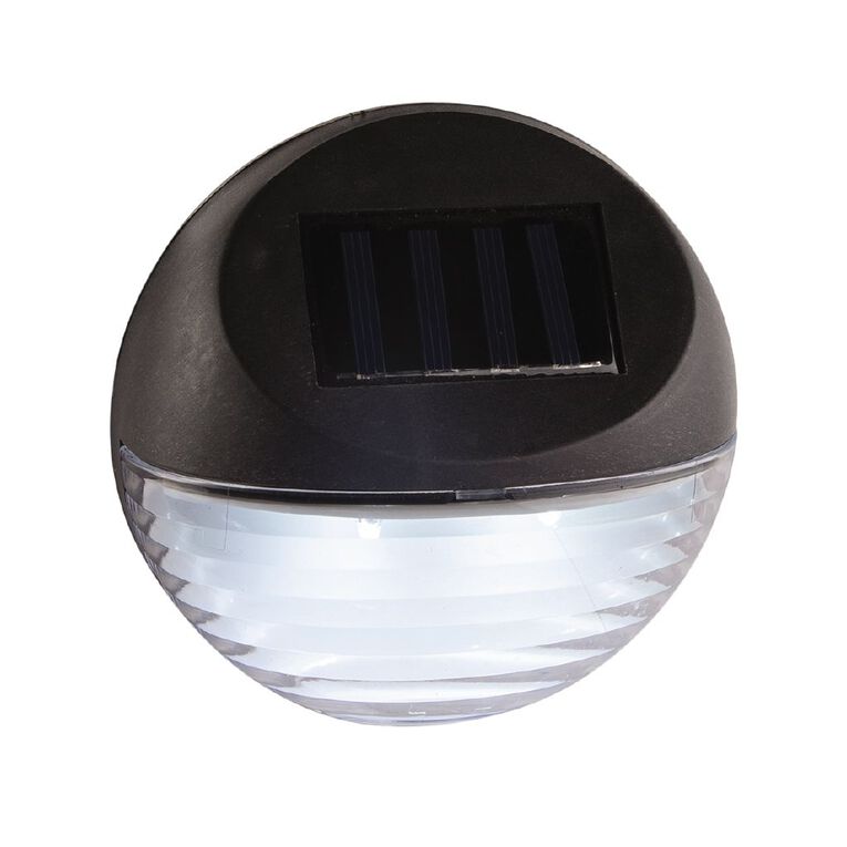 Kiwi Garden Solar Fence Light 2 Lumen Black, , hi-res