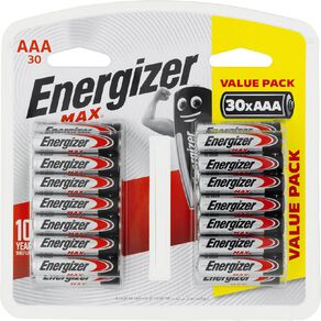 Energizer Max AAA 30PK