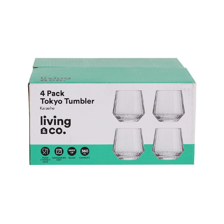 Living & Co Tokyo Tumbler Clear, , hi-res