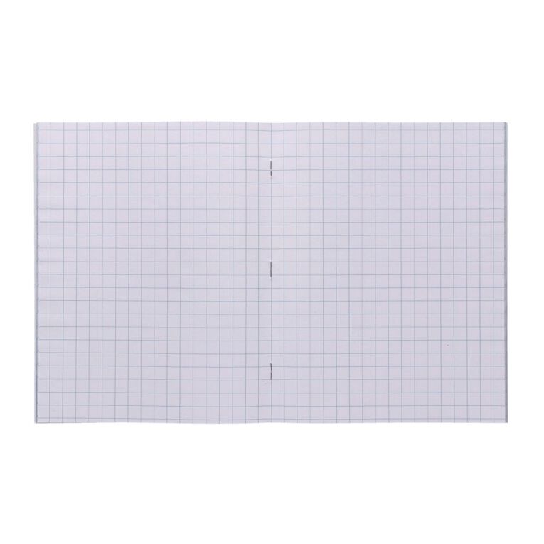WS Exercise Book 1H4 10mm Quad 28 Leaf Blue, , hi-res