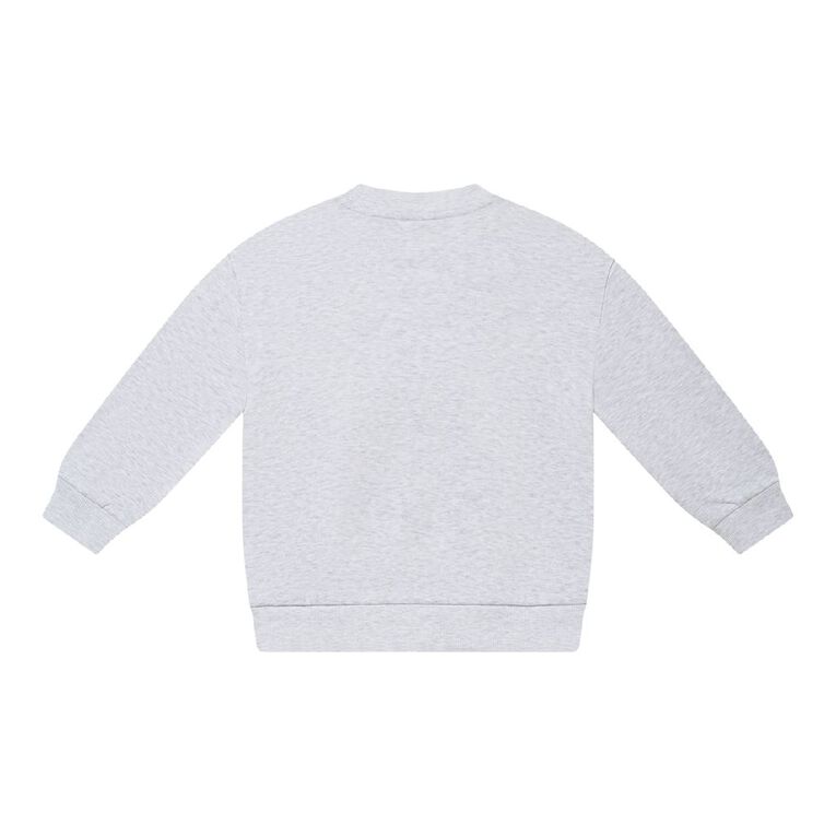 Young Original Plain Crew Sweat, Grey Light SNOW MARLE, hi-res