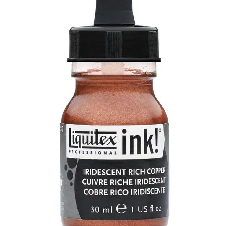 Liquitex Ink 30ml Iridiscent Copper, , hi-res