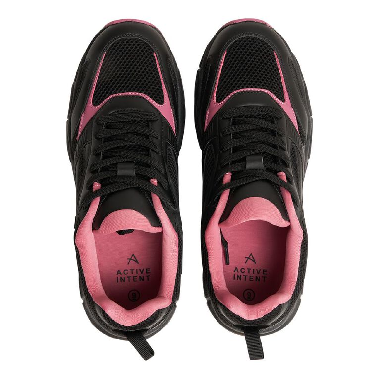 Active Intent Women's Daphne Trainers, Black, hi-res