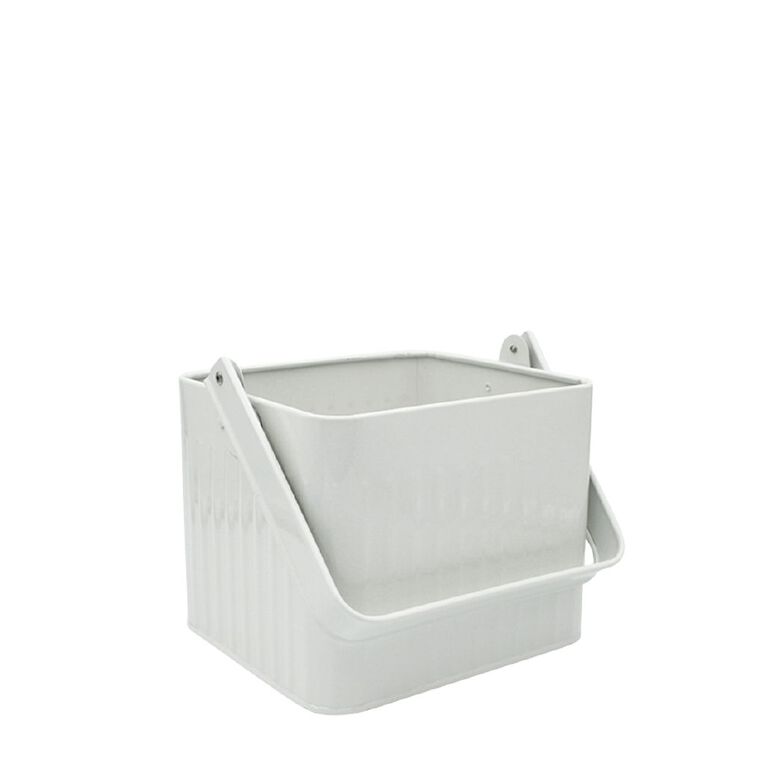 Living & Co Peg Storage Tin White, , hi-res