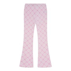 Young Original Printed Rib Flare Leggings