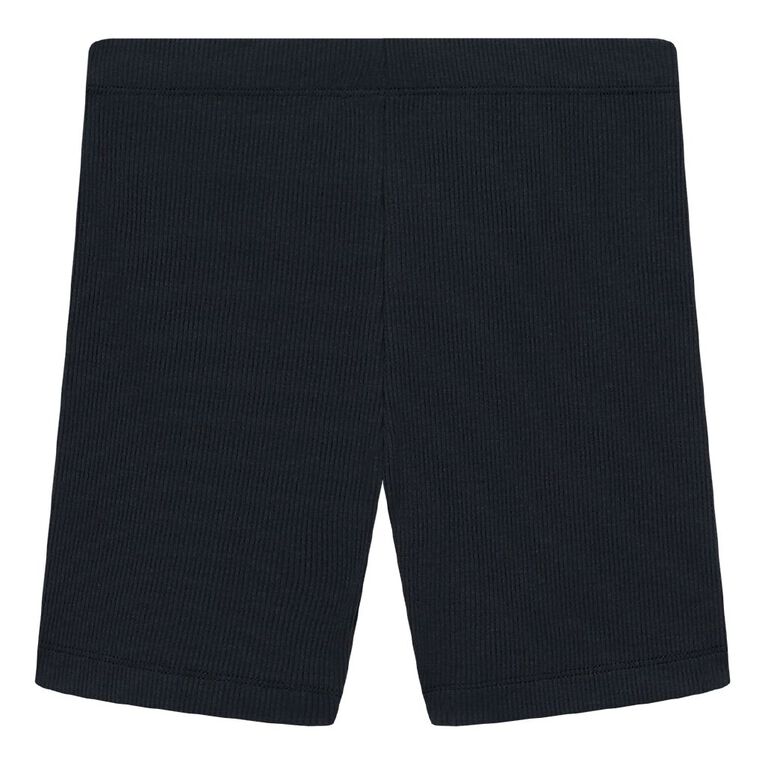 Young Original Plain Rib Bike Shorts, Grey Dark, hi-res
