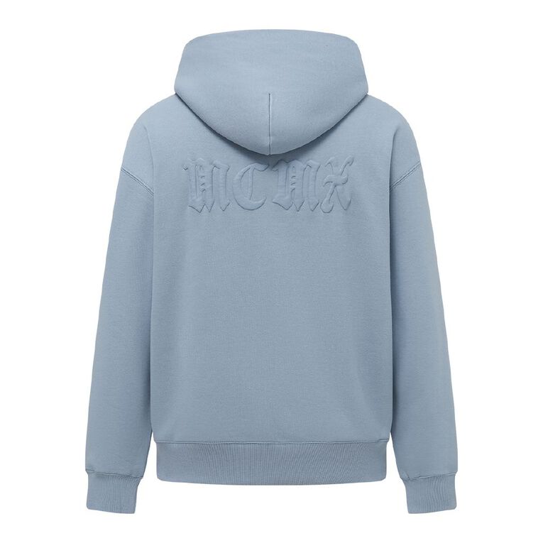 Garage Men's Heavyweight Sweat Crew Graphic, Blue Mid, hi-res
