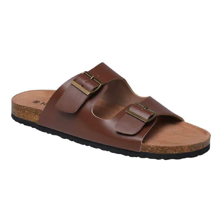H&H Men's Rufus Sandals, Brown, hi-res