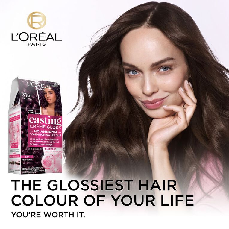 L'Oreal Paris Casting Creme Hair Colour Gloss 316 Prune, , hi-res