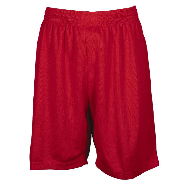 Schooltex Breezeway Shorts, Red Mid, hi-res
