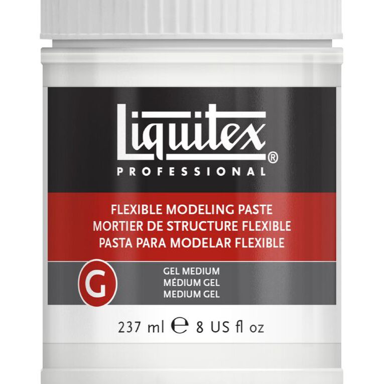 Liquitex Flexible Modeling Paste Gel Medium 237ml White, , hi-res