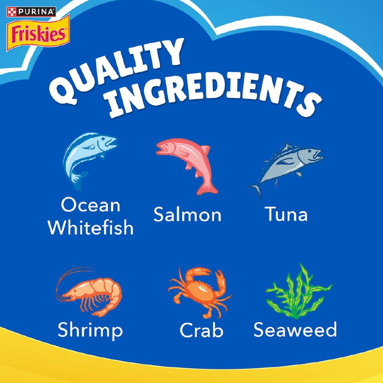 Friskies Seafood Sensations Dry Cat Food 2.5kg, , hi-res