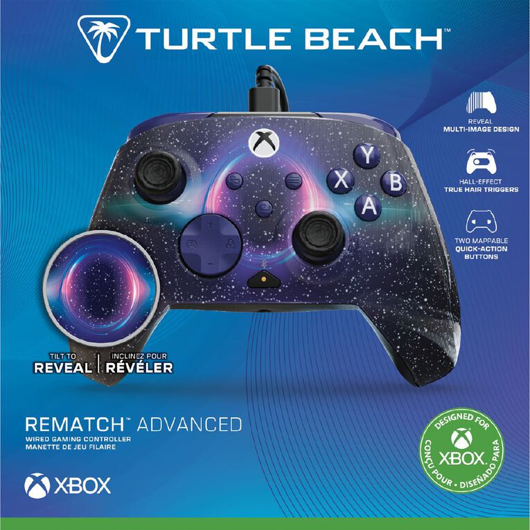 Turtle Beach Rematch Wired Controller for Xbox Dark Cosmos, , hi-res