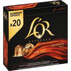 L'OR Colombia Intensity 10 Capsules 20 Pack