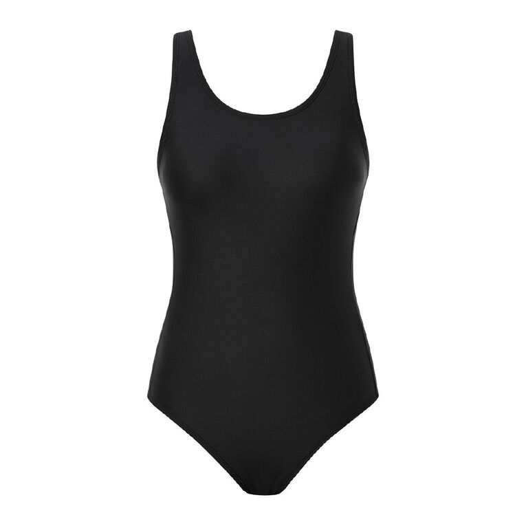 H&H Women's Sport Training Swimsuit, Black, hi-res