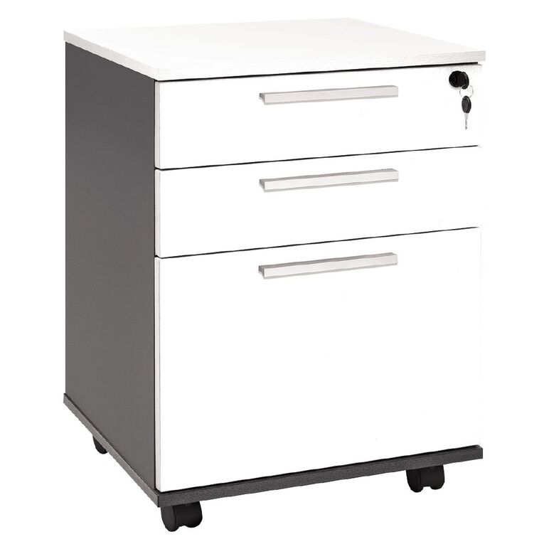 Jasper J Emerge Mobile 3 Drawer Ironstone, , hi-res