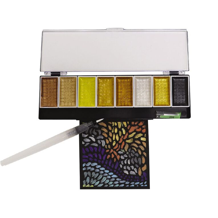 Jasart Voyager Watercolour Metallic Set Ombre 8 Piece, , hi-res