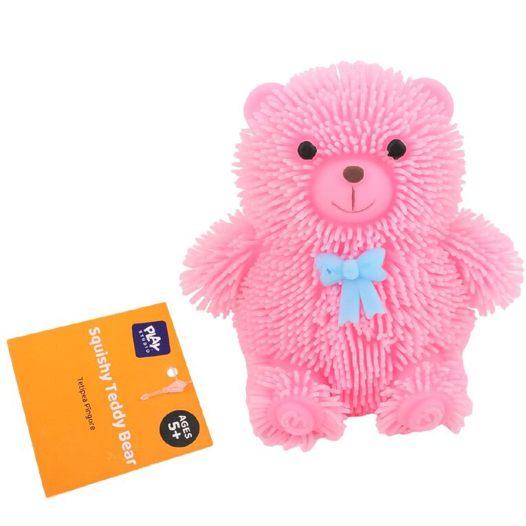 Play Studio Squishy Teddy Bear Assorted, , hi-res