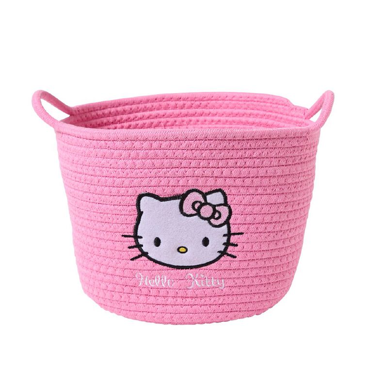 Hello Kitty Cotton Basket Pink, , hi-res