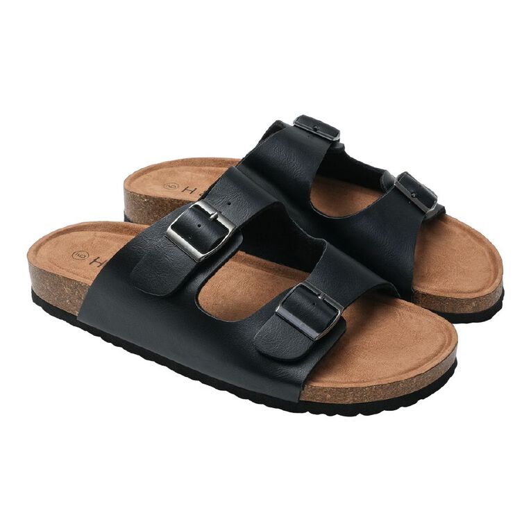 H&H Women's Rachel Sandals, Black, hi-res