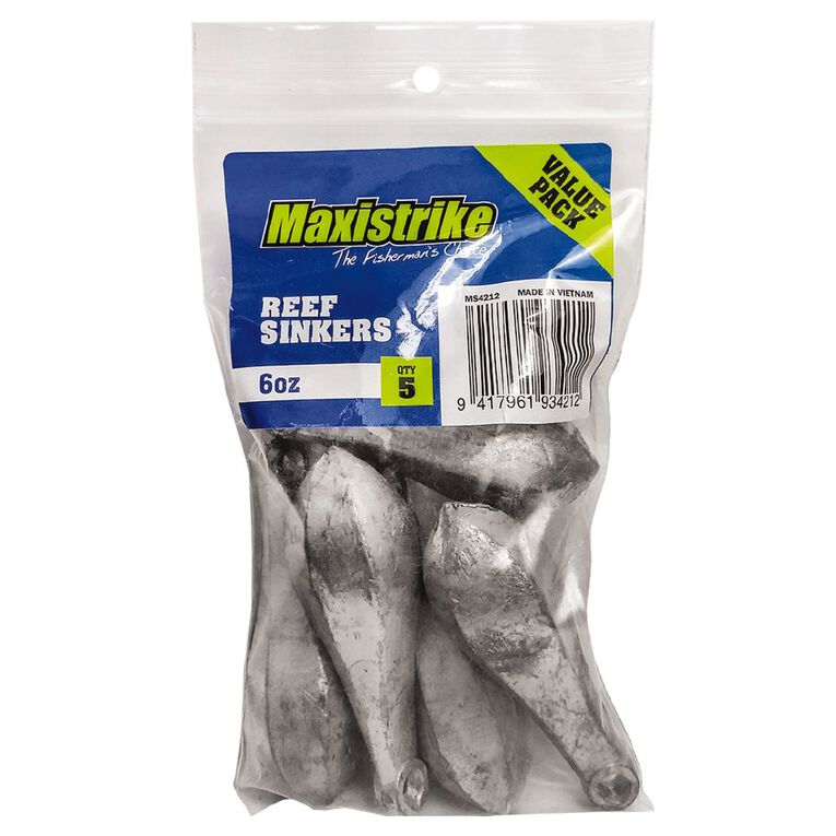 Maxistrike Sinker 6oz Reef Piece The Warehouse