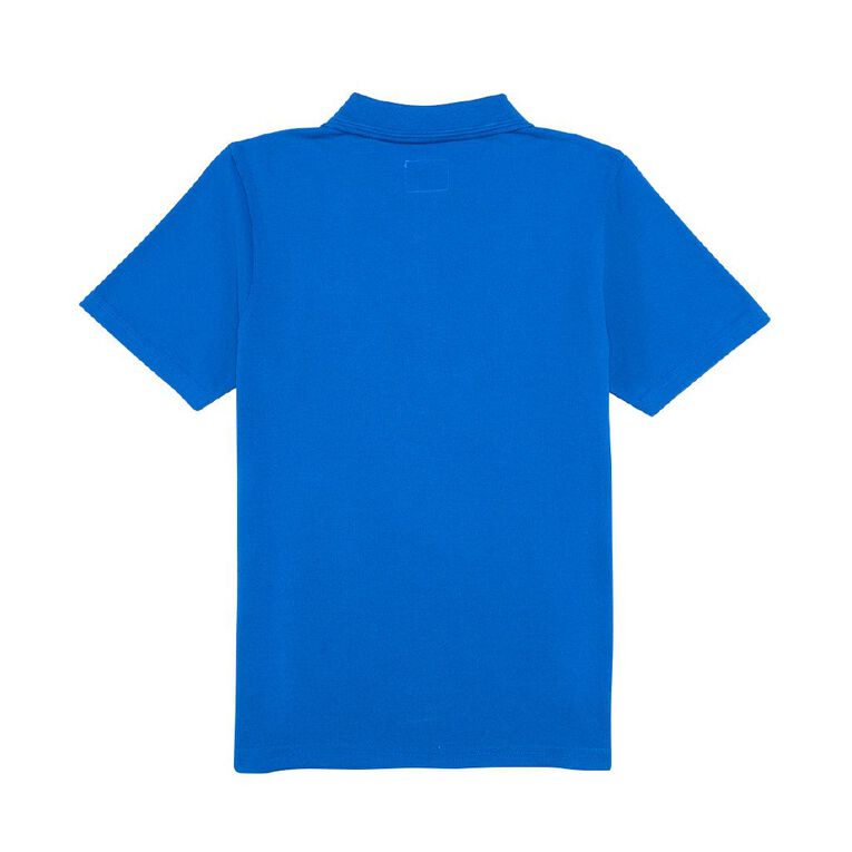 Schooltex Hoon Hay School Short Sleeve Polo with Embroidery, Royal, hi-res