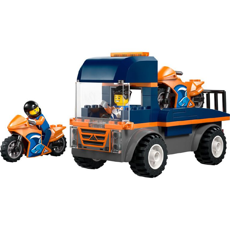 LEGO CITY Motorcycle Transporter 60491, , hi-res
