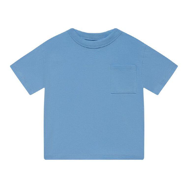 Young Original Toddler Short Sleeve Boxy Tee, Blue Light PLACID, hi-res