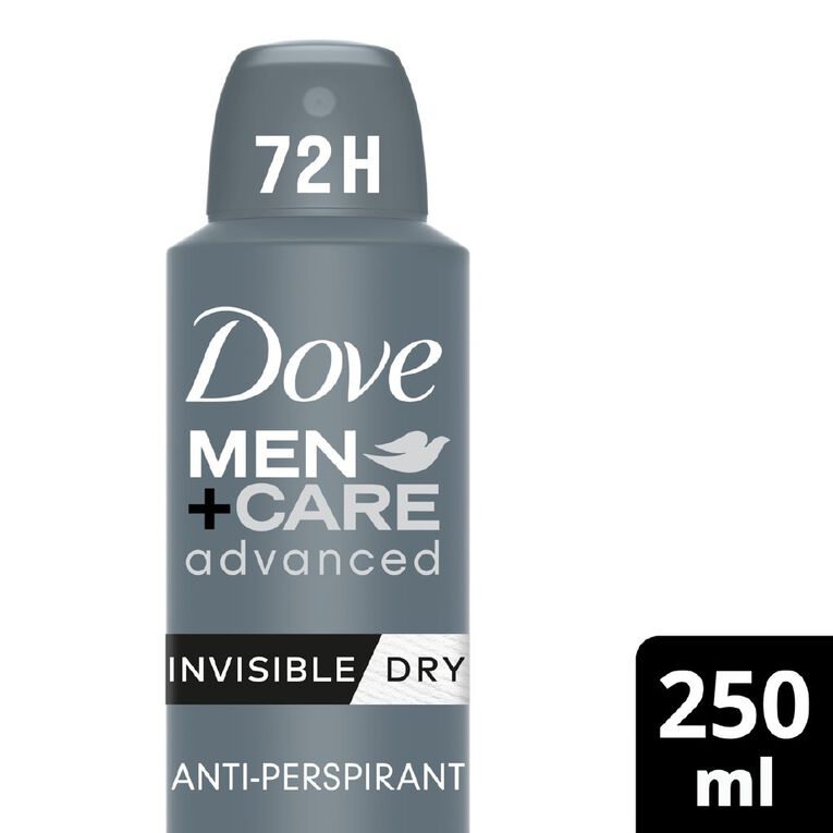 Dove Men's Antiperspirant Advance Invsible Dry 250ml, , hi-res