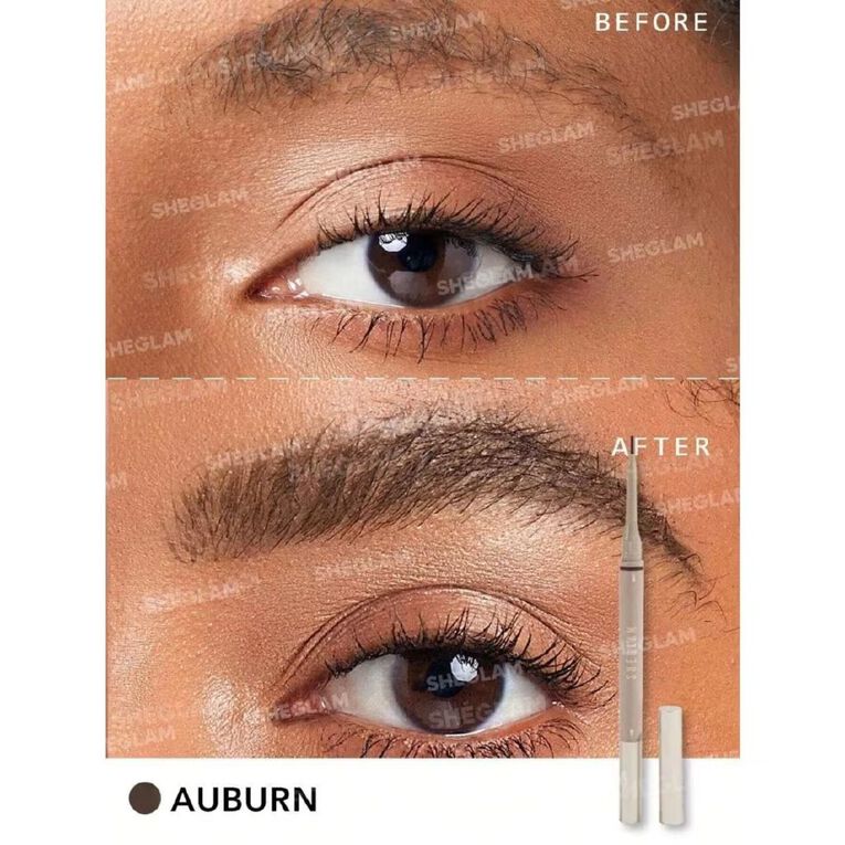 Sheglam Brows on Demand 2 in 1 Brow Pencil Auburn, , hi-res