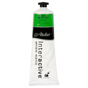 Atelier S2 Acrylic Paint Permanent Light Green 80ml