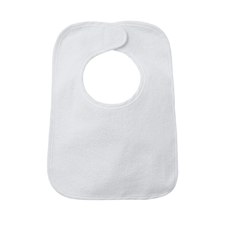 Young Original Babys' Bibs 7 Pack White The Warehouse