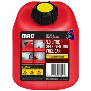 Self-Venting Fuel Can Blitz 5.3L Red