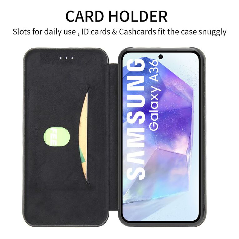 INTOUCH Samsung A36 Milano Wallet Case Black, , hi-res