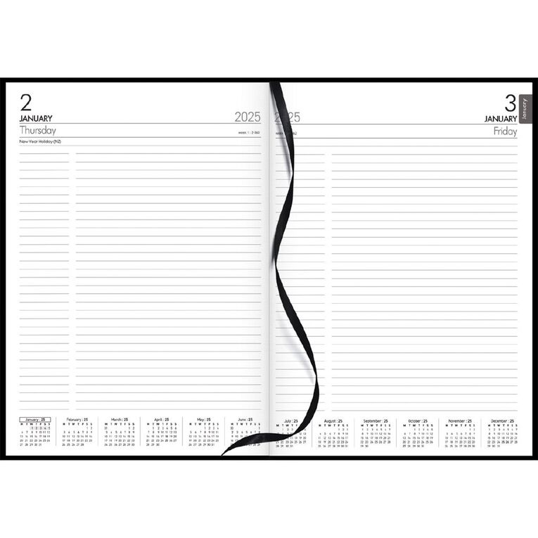Collins 2027 Diary A41 Black, , hi-res
