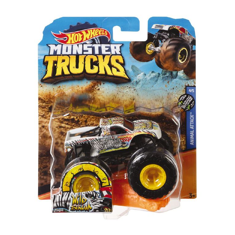 Hot Wheels Monster Trucks 1:64 Scale Diecast Truck Assorted, , hi-res