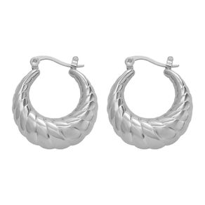 Waterproof Croissant Hoop Earrings