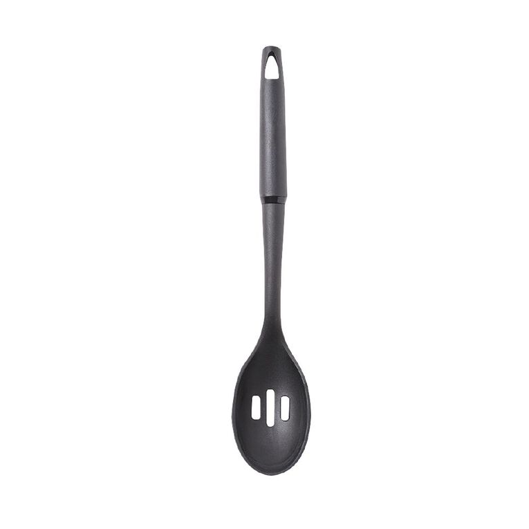 Living & Co Nylon Slotted Spoon Black, , hi-res