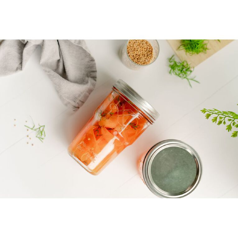 Kate's Kitchen Embossed Nesting Preserving Jar 450ml, , hi-res